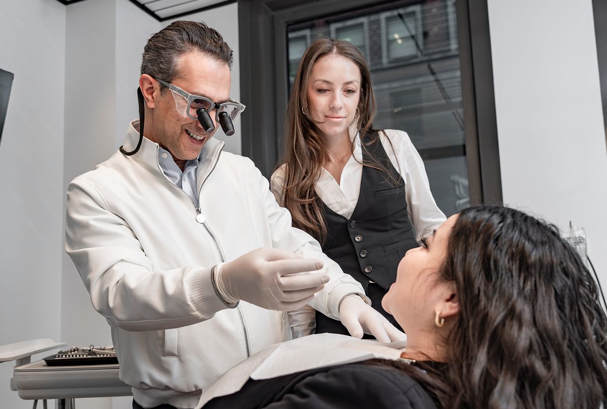 Before and After Images - Dr. Navid with Patient