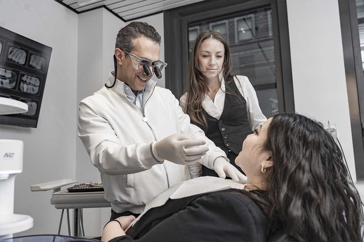 Before and After Images - Dr. Navid with Patient