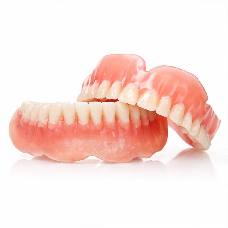 Full set of same day dentures designed to restore missing teeth and natural smile in Midtown NYC