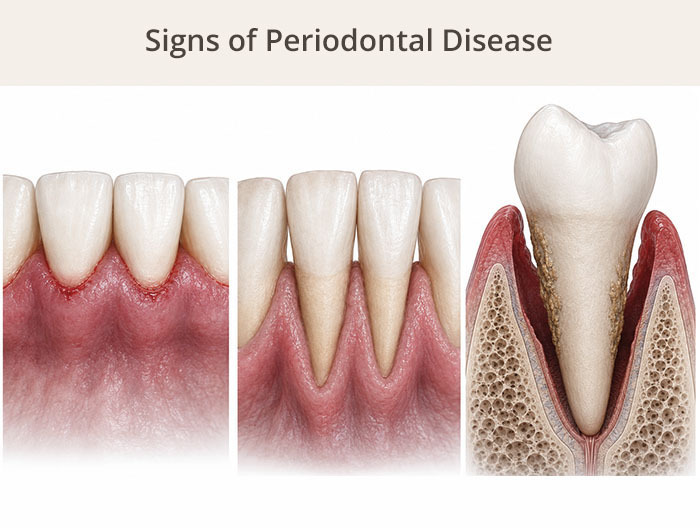 Illustration of deep teeth cleaning with scaling and root planing removing calculus from tooth roots below the gumline at NYC Dentistry Center in Midtown East